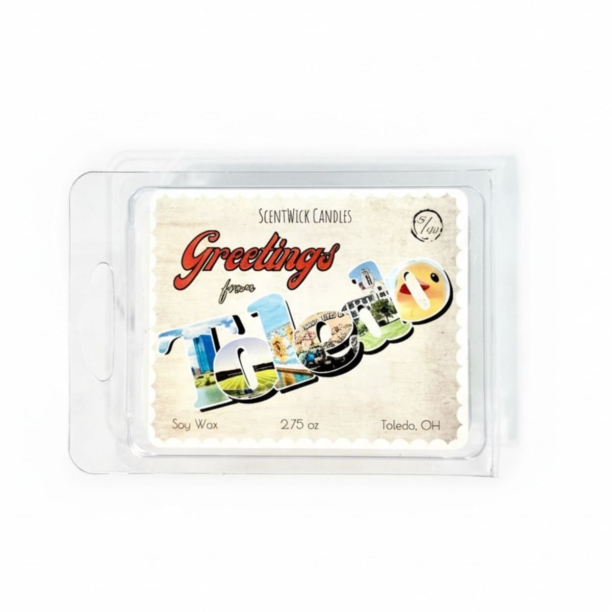 Greetings from Toledo Wax Melt - SCENTWICK CANDLES