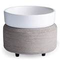 Grey Texture 2-In-1 Classic Fragrance Wax Melt Warmer