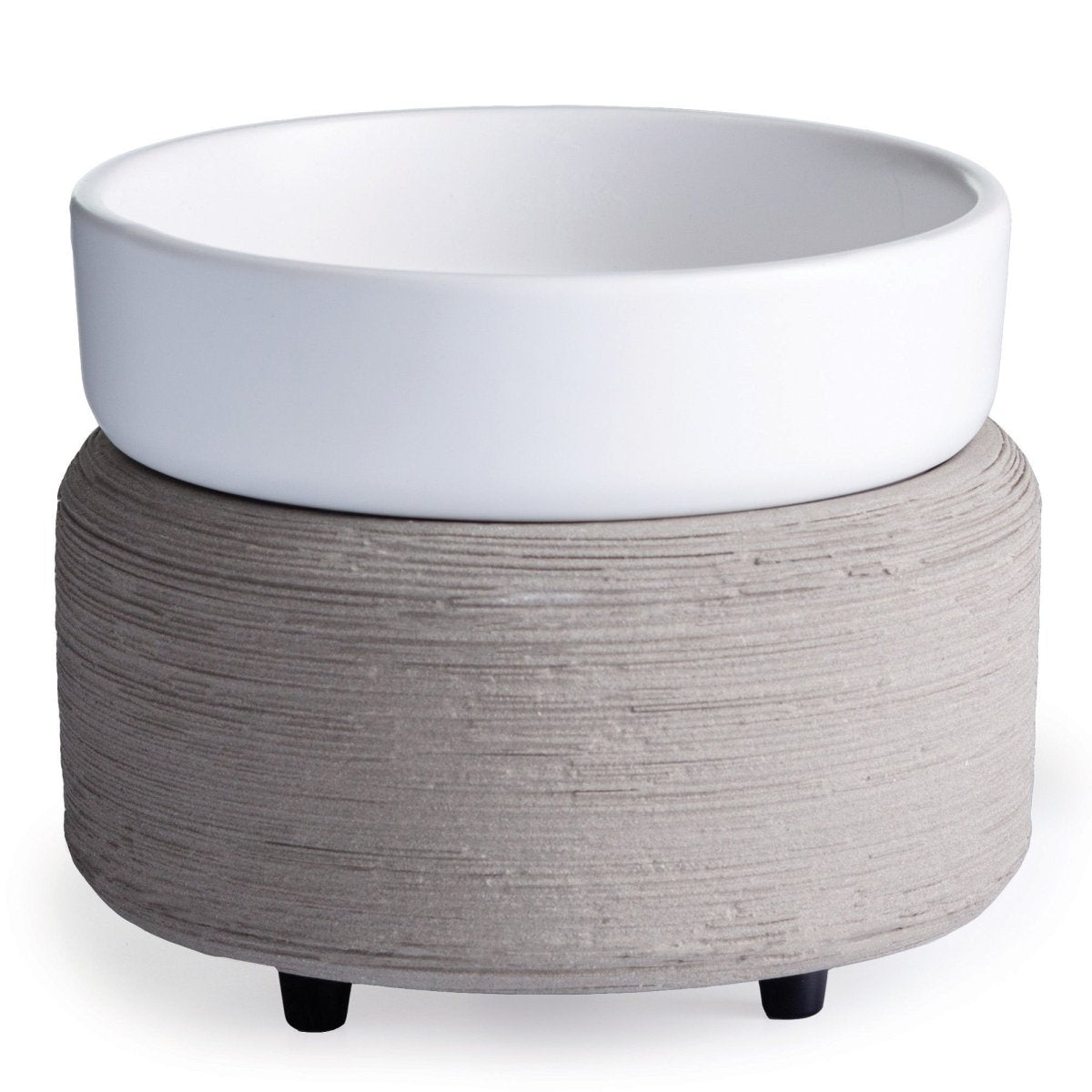 Grey Texture 2-In-1 Classic Fragrance Wax Melt Warmer