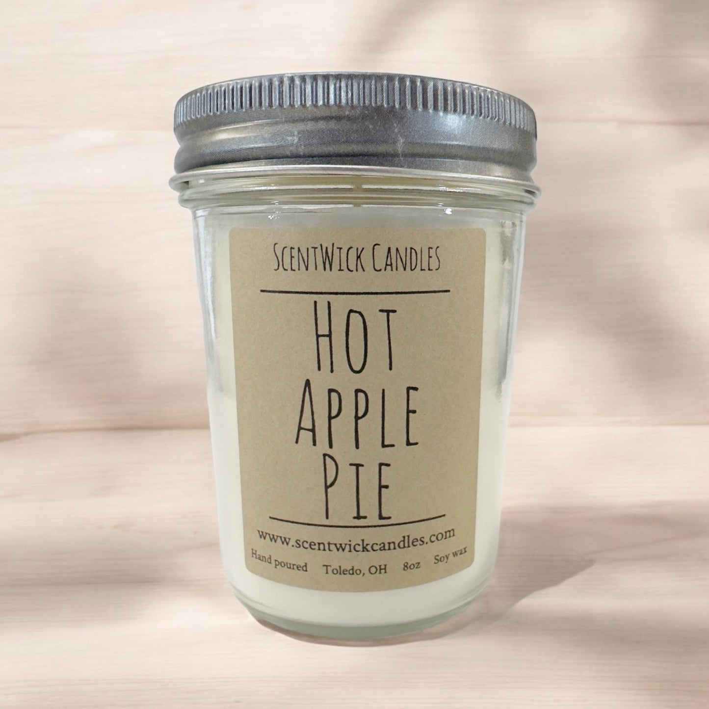 Hot Apple Pie Candle - ScentWick Candles