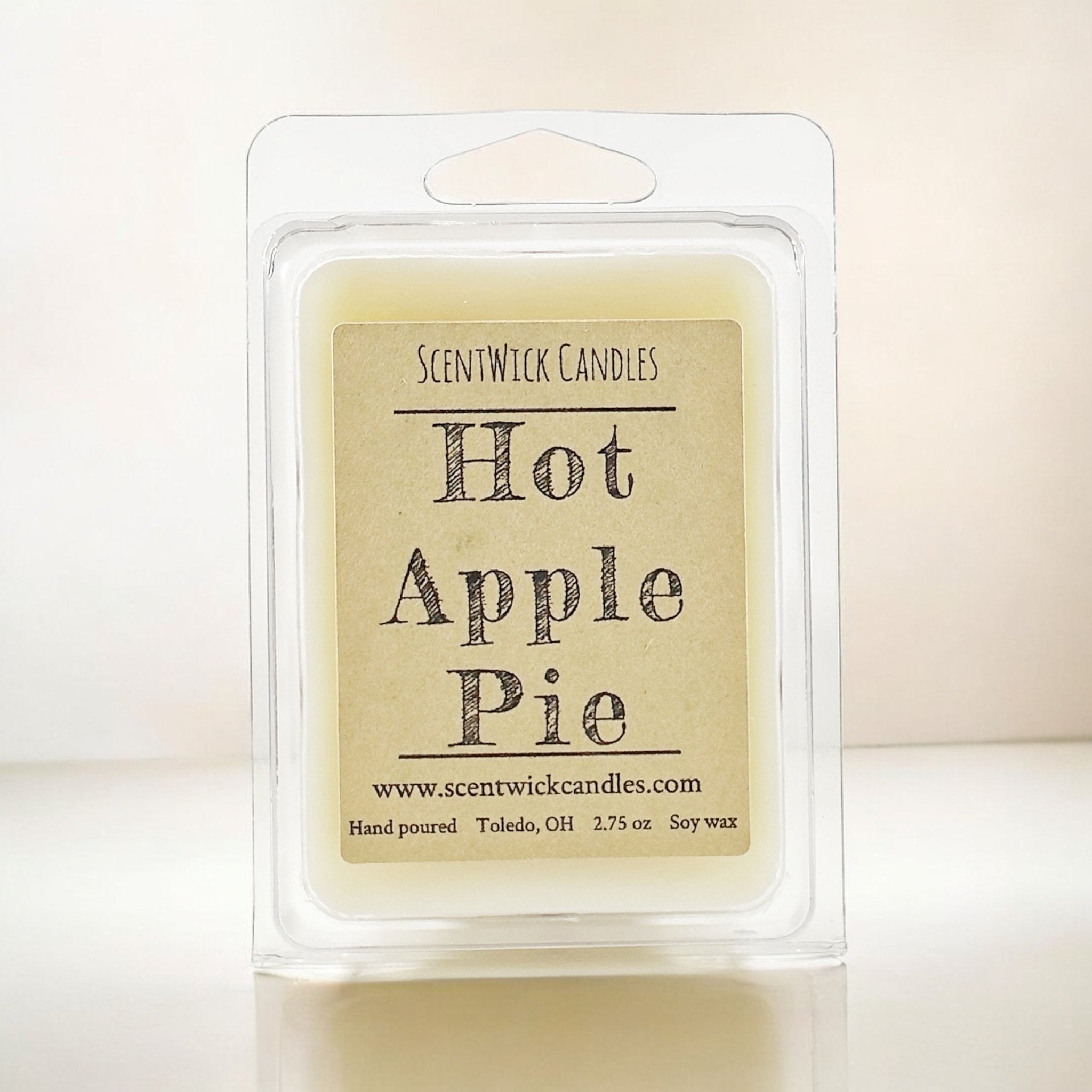 Hot Apple Pie Wax Melt - ScentWick Candles