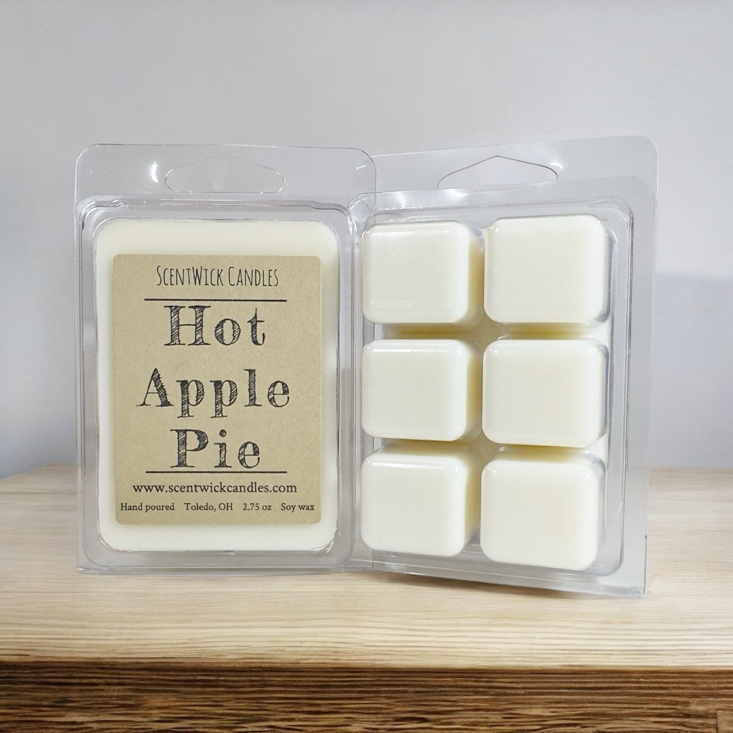 Hot Apple Pie Wax Melt - ScentWick Candles