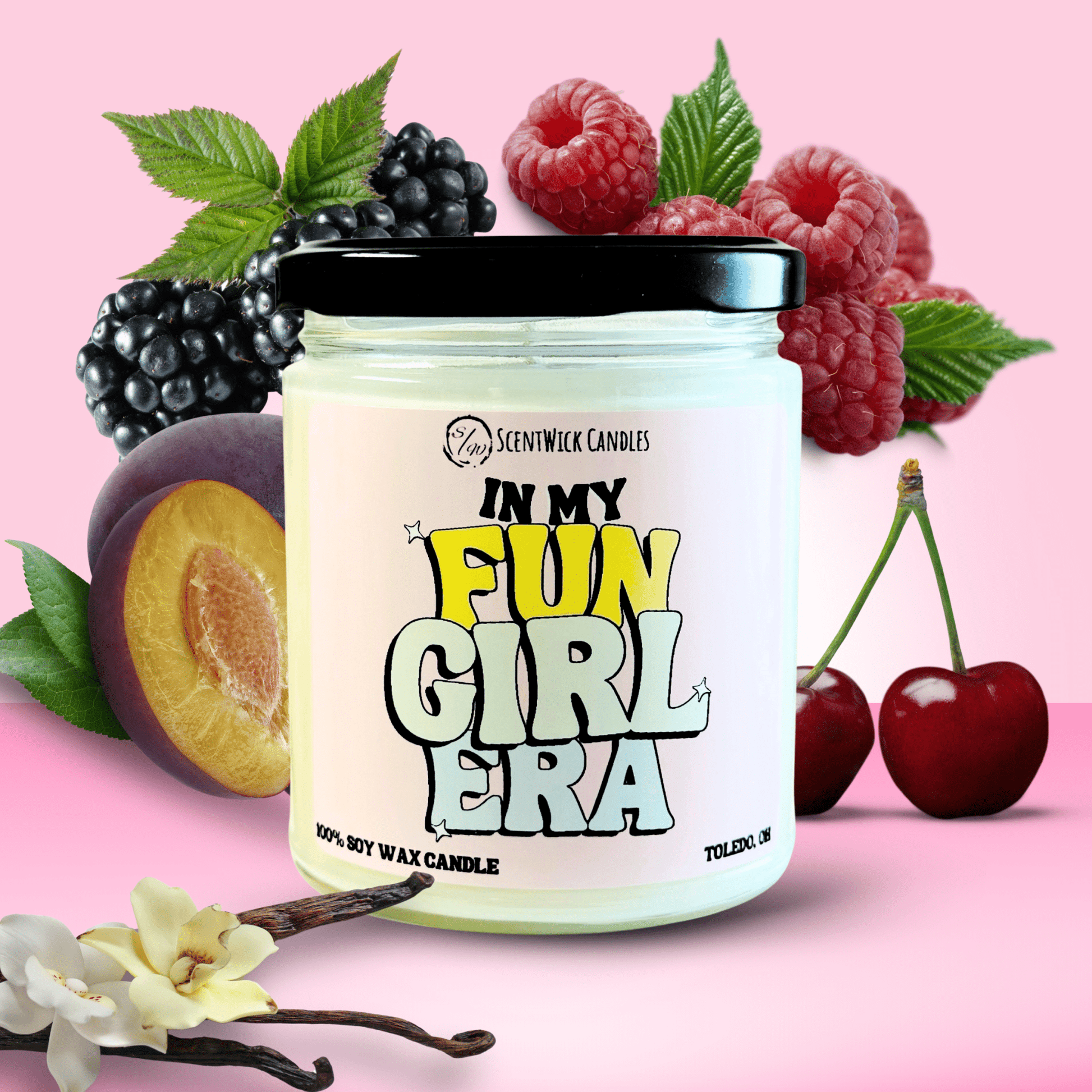 "In My Fun Girl Era" Candle - ScentWick Candles