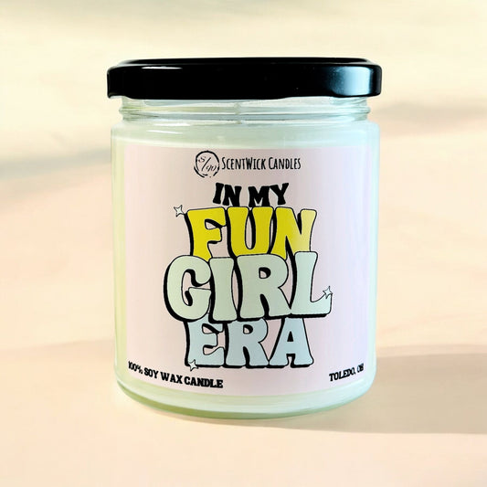 "In My Fun Girl Era" Candle - ScentWick Candles