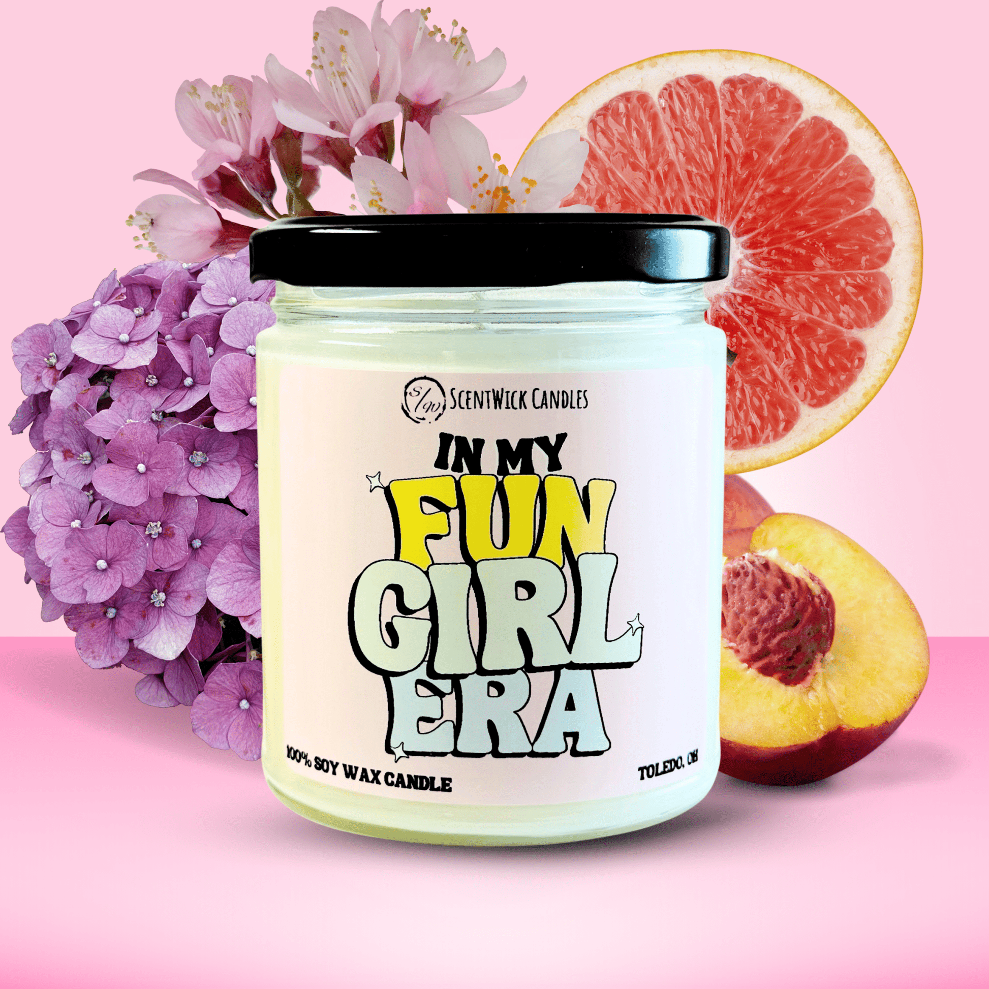 "In My Fun Girl Era" Candle - ScentWick Candles