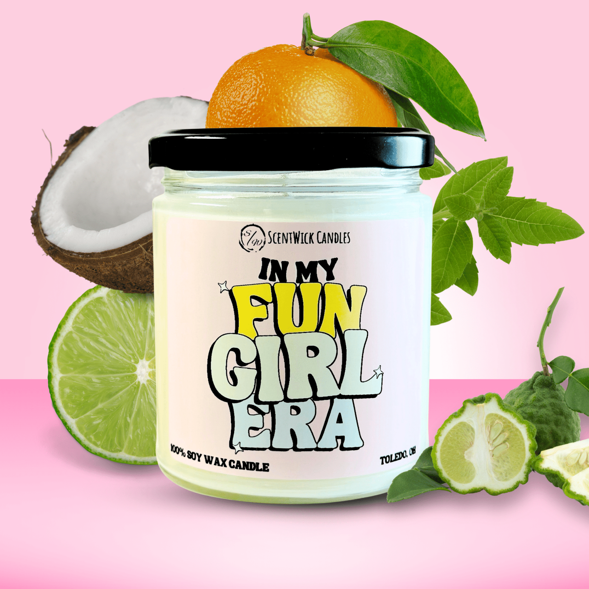 "In My Fun Girl Era" Candle - ScentWick Candles