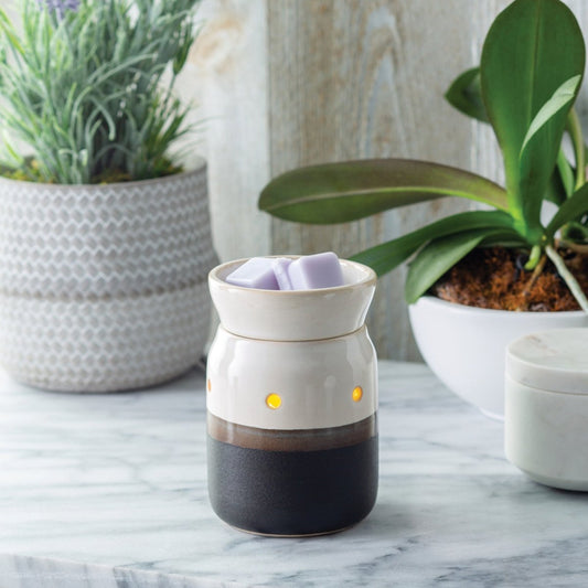 Ivory & Iron Midsize Illumination Fragrance Wax Melt Warmer lifestyle