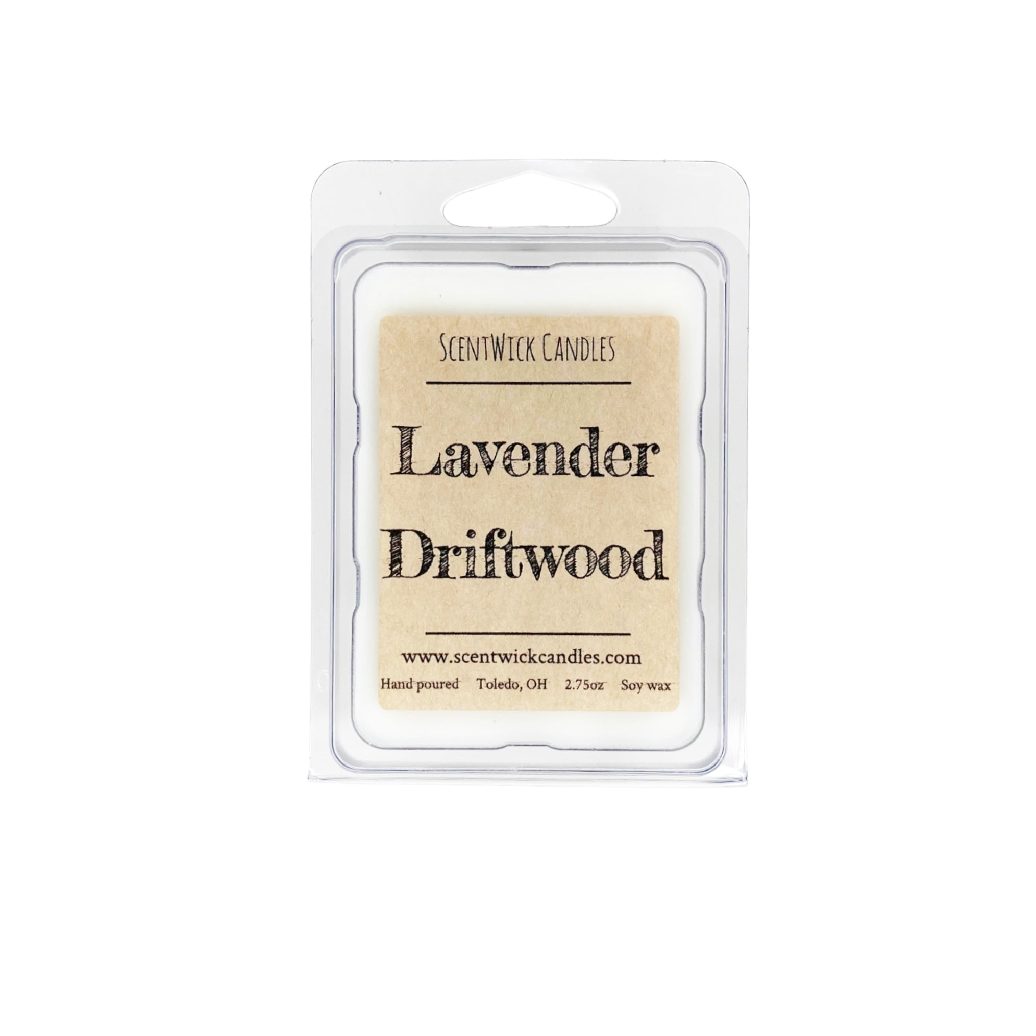 Lavender Driftwood Wax Melt - ScentWick Candles