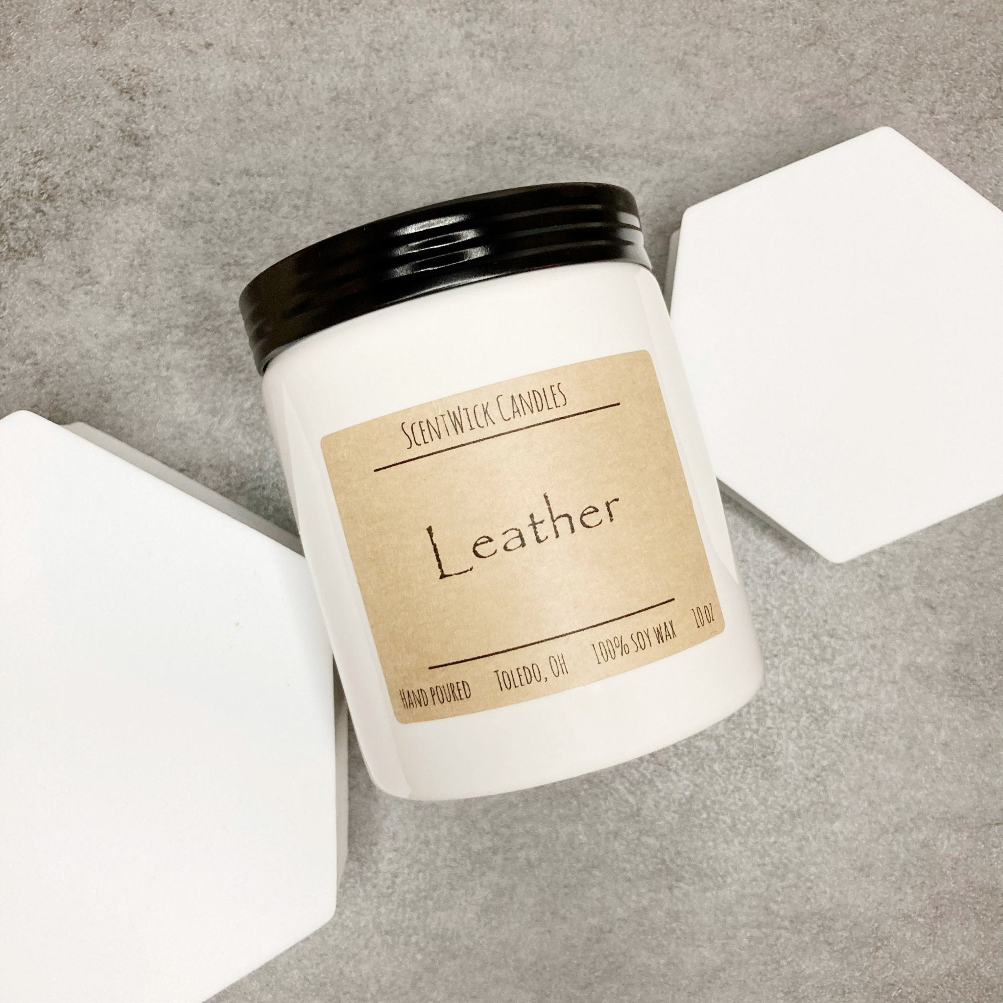 Leather | The Farmhouse Collection - ScentWick Candles