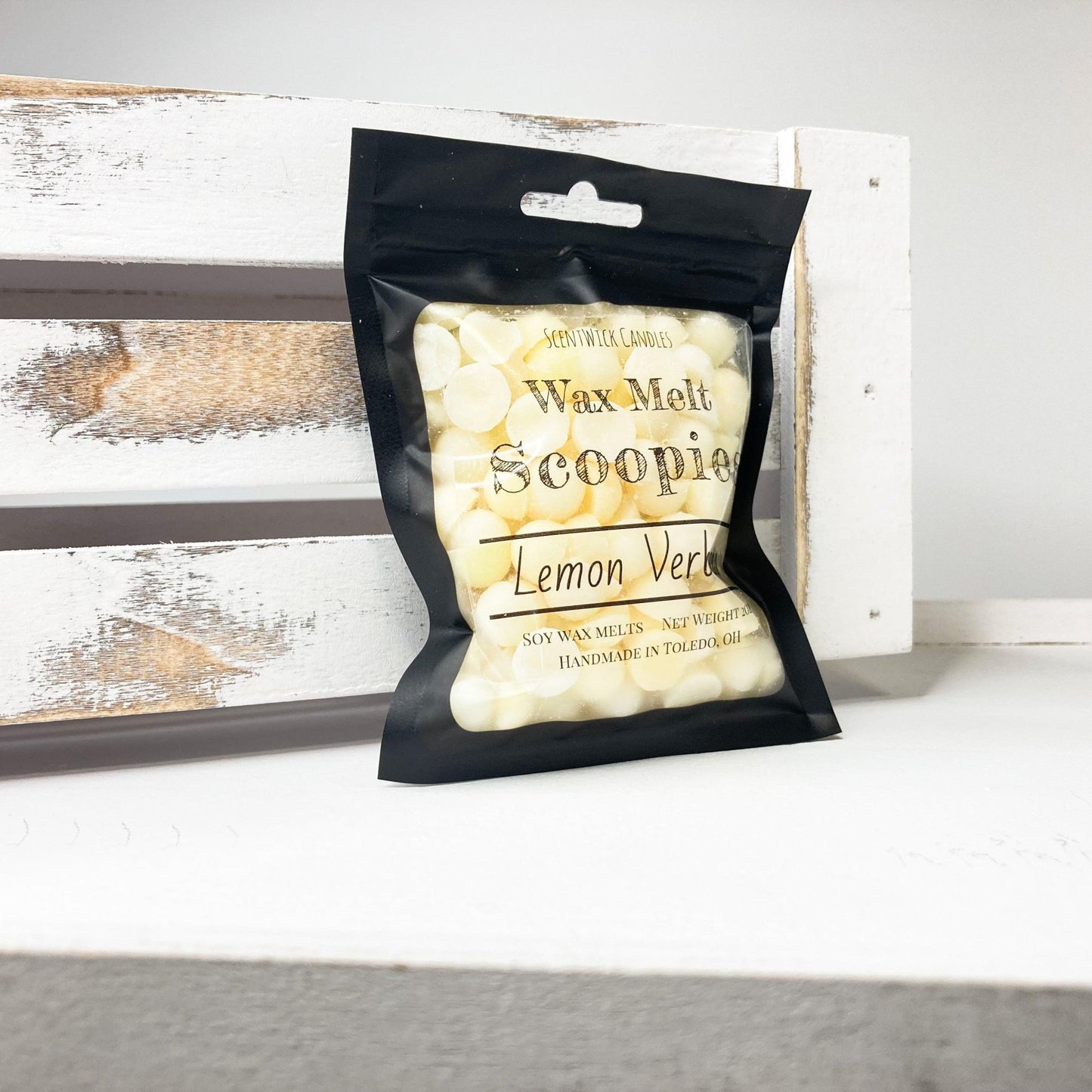 Lemon Verbena Wax Melt Scoopies pack - ScentWick Candles