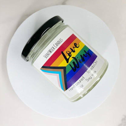 LGBTQ Gay Pride Candle - ScentWick Candles
