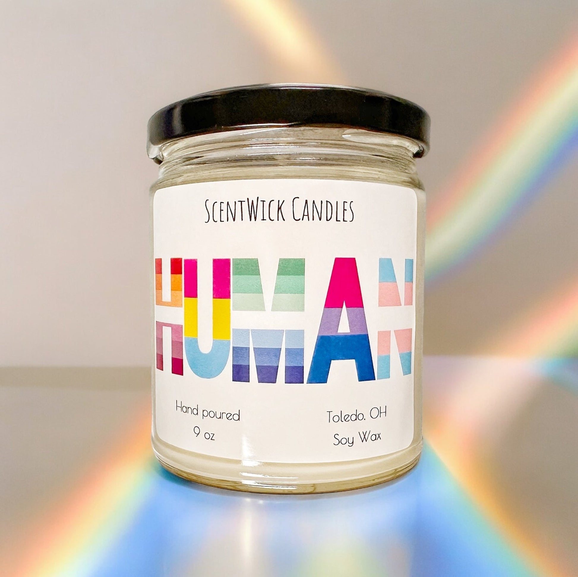 LGBTQ HUMAN Pride Candle - ScentWick Candles
