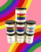 LGBTQ She/Her Pronouns Pride Candle - ScentWick Candles