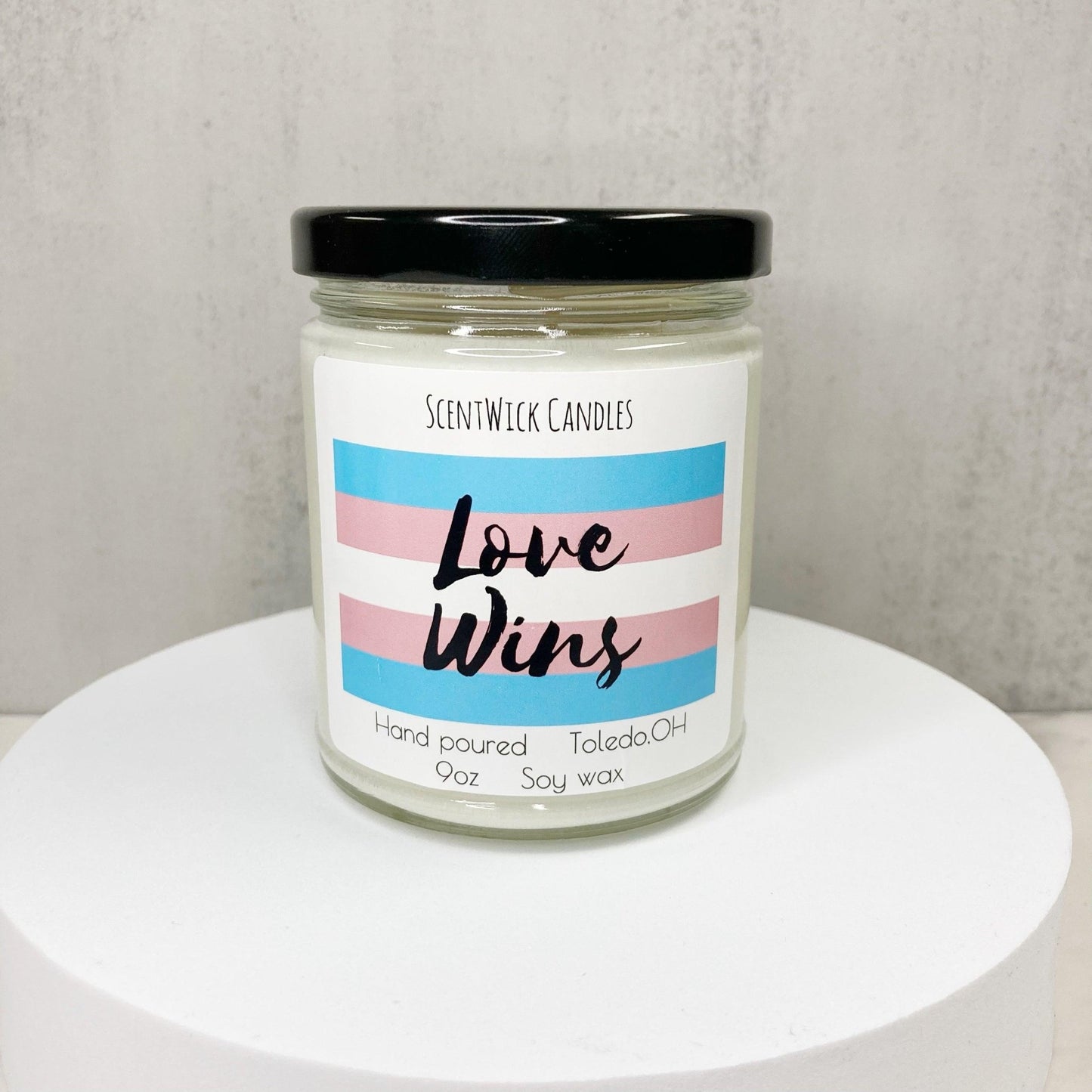 LGBTQ Transgender Pride Candle - ScentWick Candles