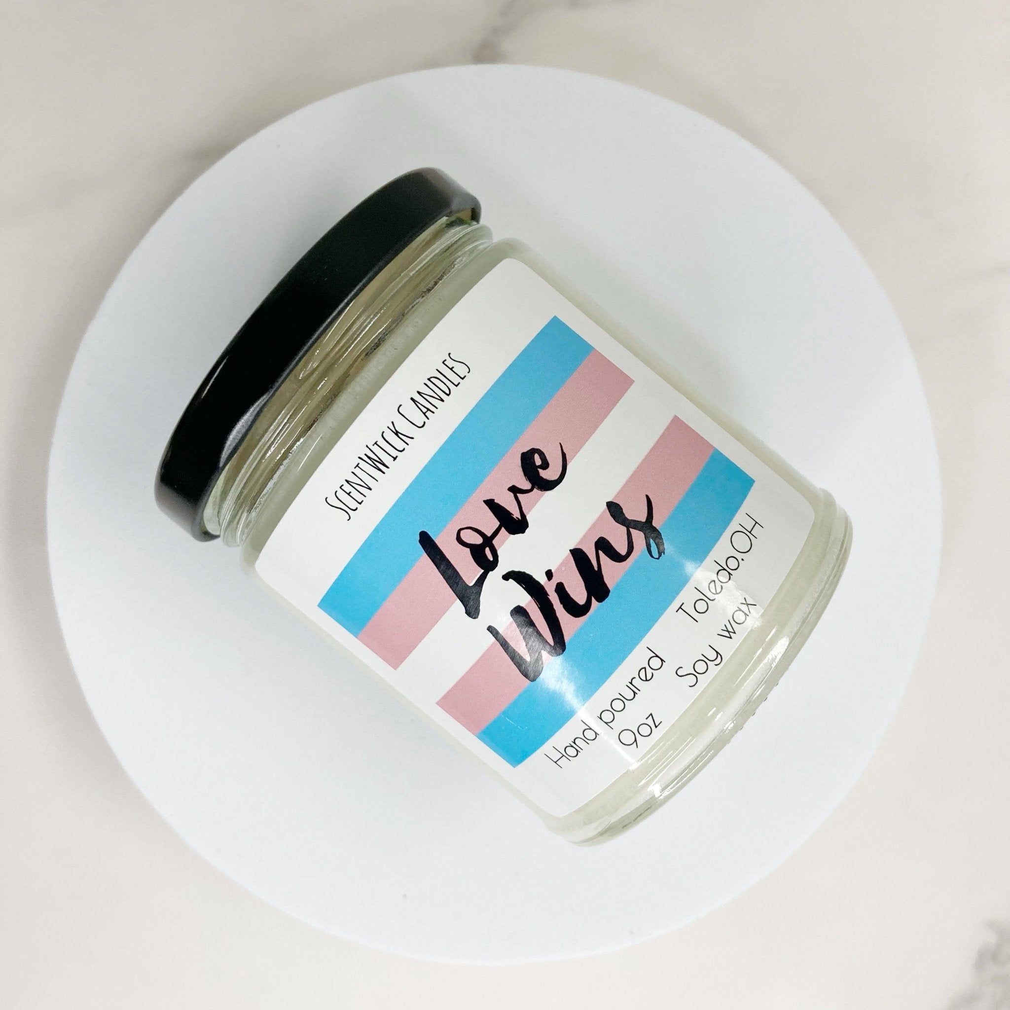 LGBTQ Transgender Pride Candle - ScentWick Candles