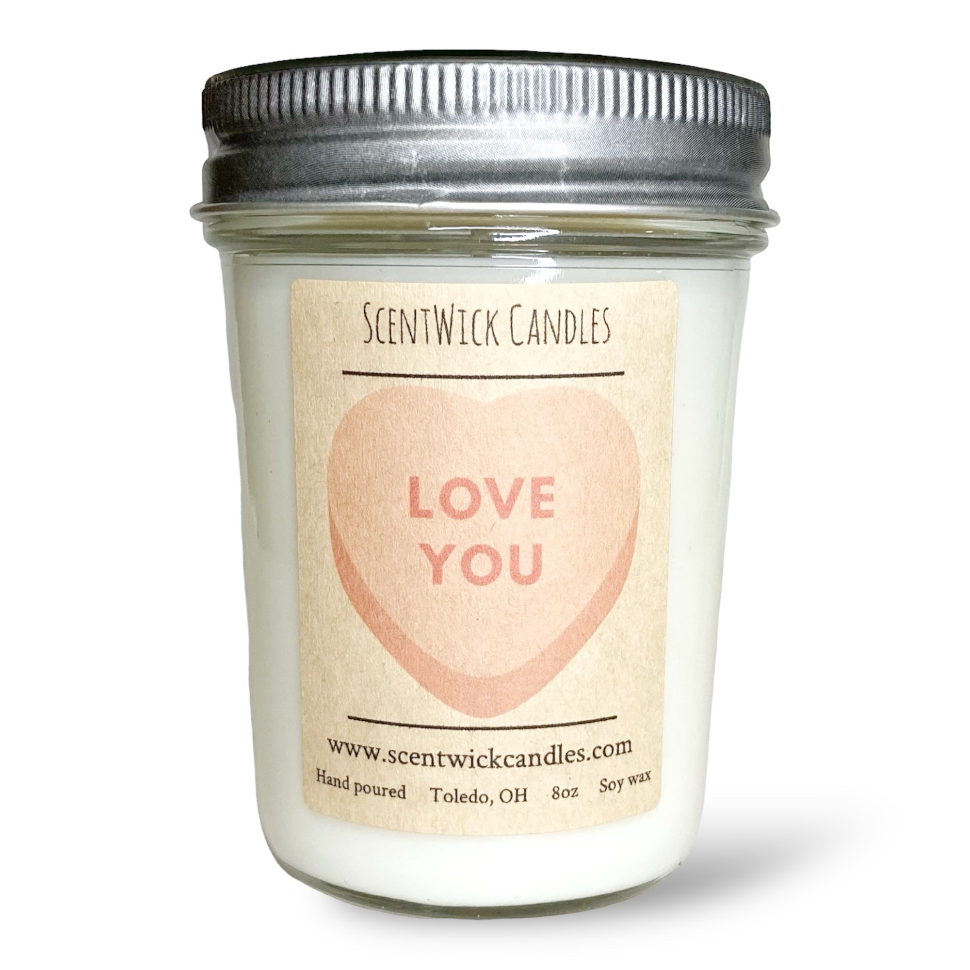 Love You Candle - ScentWick Candles