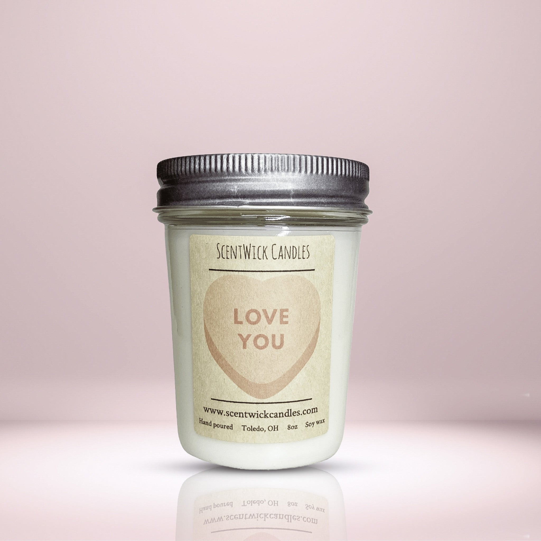 Love You Candle - ScentWick Candles