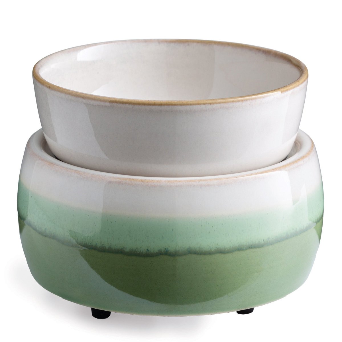 Matcha Latte 2-In-1 Classic Fragrance Wax Melt and Candle Warmer empty