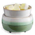 Matcha Latte 2-In-1 Classic Fragrance Wax Melt and Candle Warmer with wax melts inside