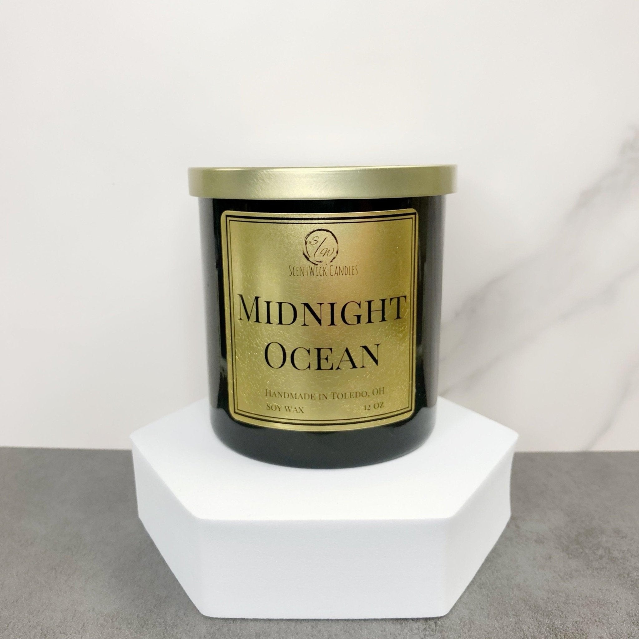Midnight Ocean | The Copper & Gold Collection - ScentWick Candles