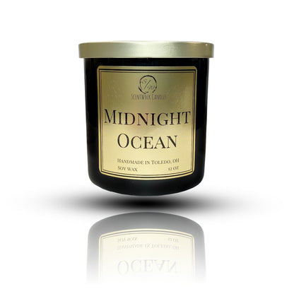 Midnight Ocean | The Copper & Gold Collection - ScentWick Candles