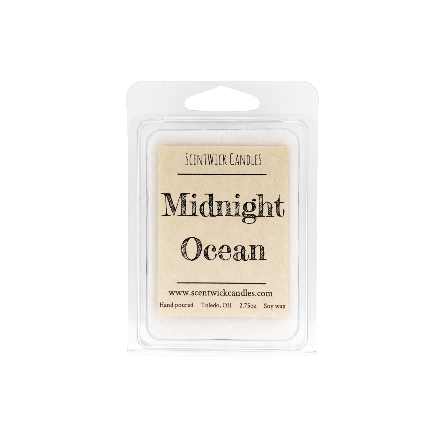 Midnight Ocean Wax Melt - ScentWick Candles