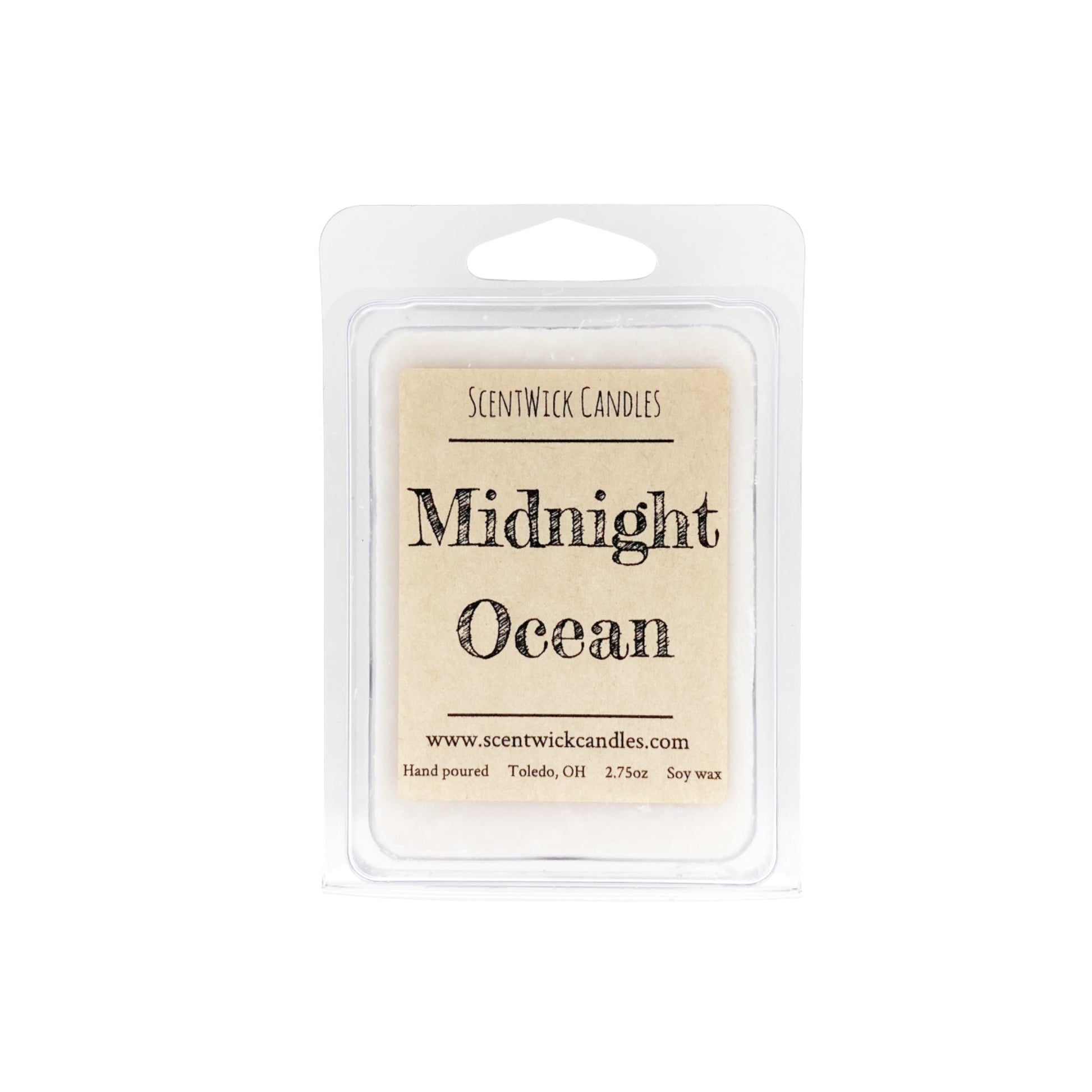 Midnight Ocean Wax Melt - ScentWick Candles