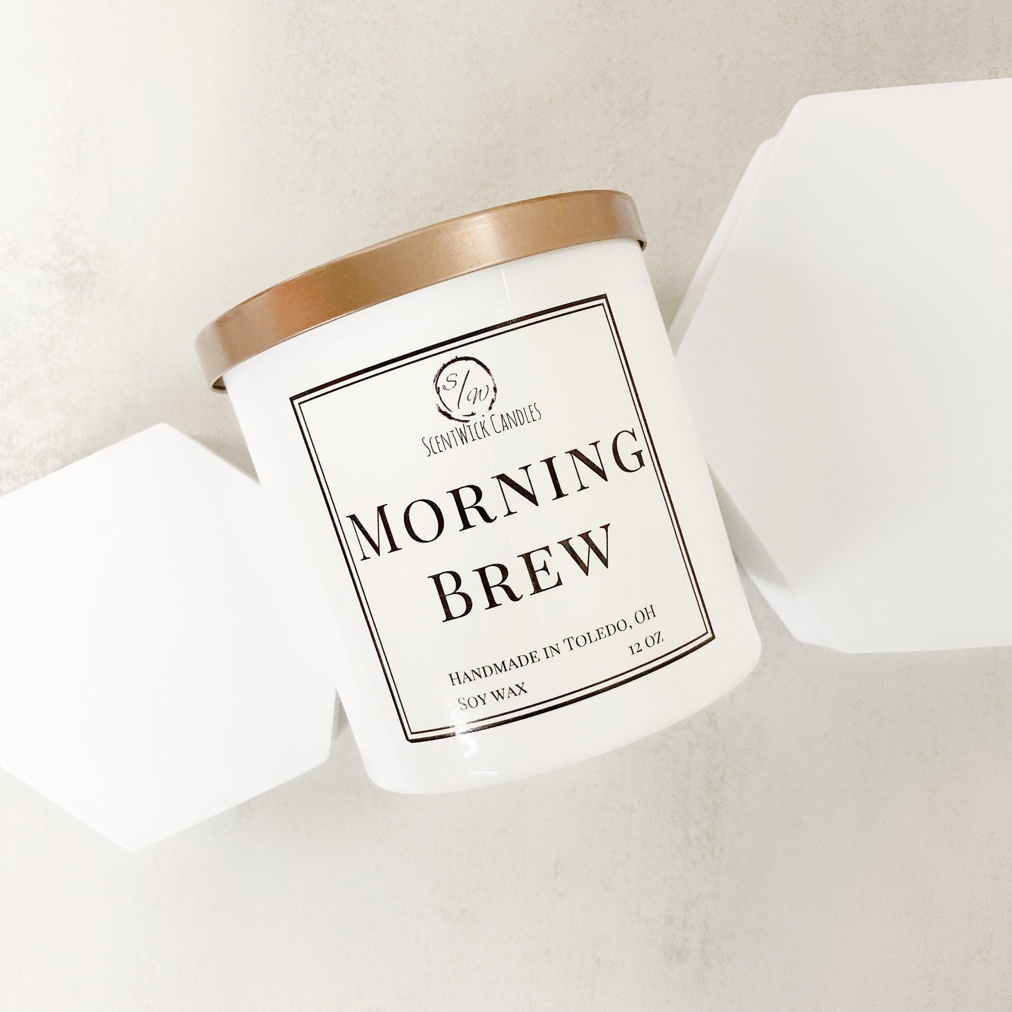 Morning Brew Candle | The Copper & Gold Collection - ScentWick Candles