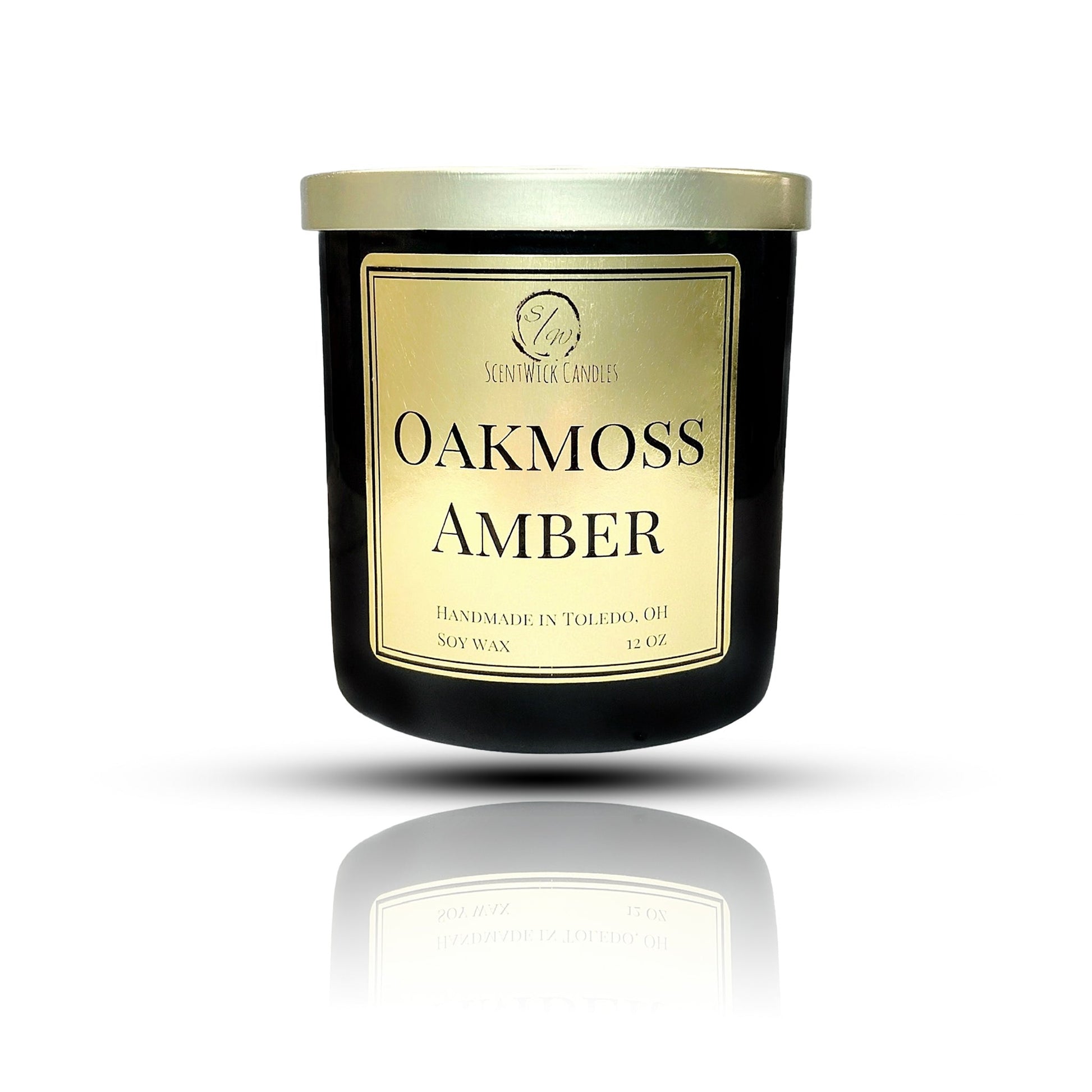 Oakmoss Amber | The Copper & Gold Collection - ScentWick Candles