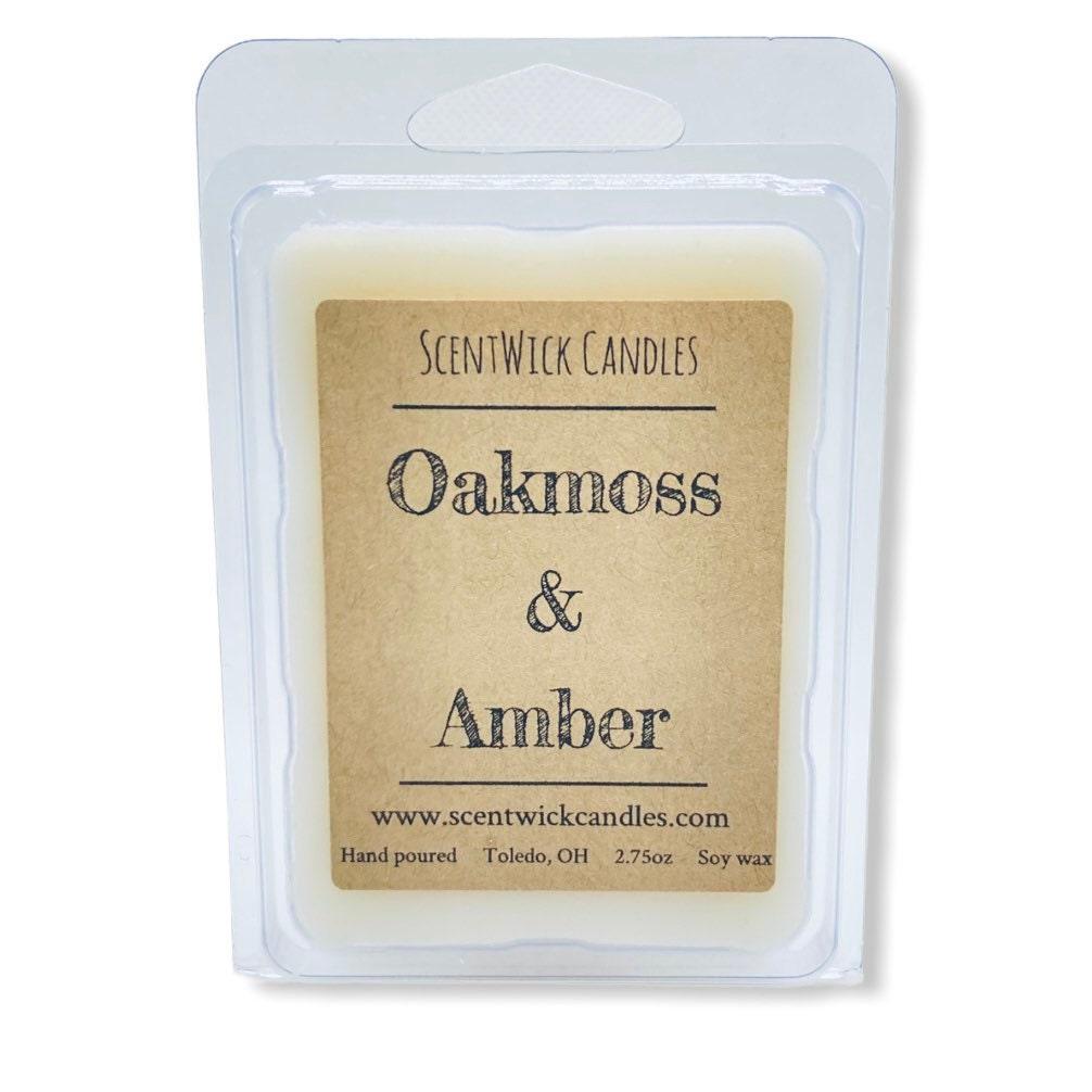 Oakmoss and Amber Wax Melt - ScentWick Candles
