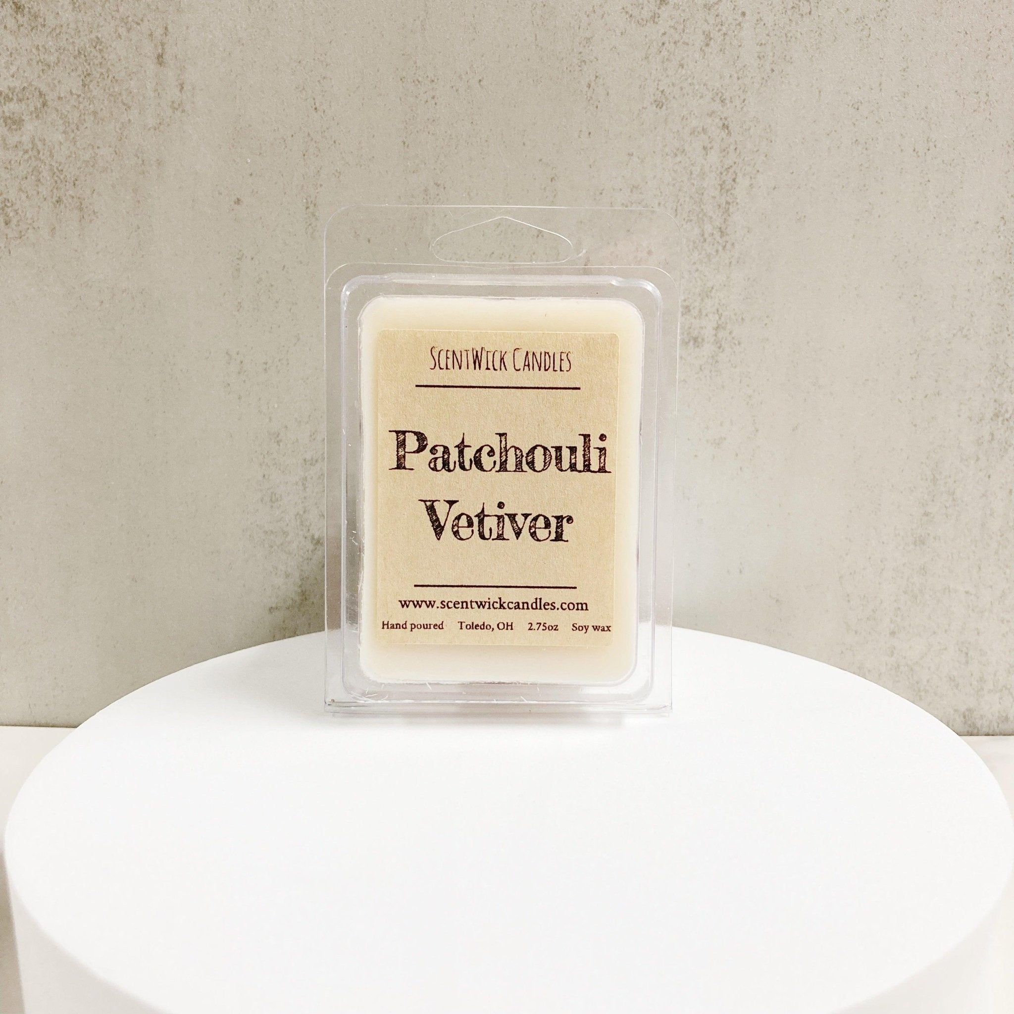 Patchouli Vetiver Wax Melt - ScentWick Candles