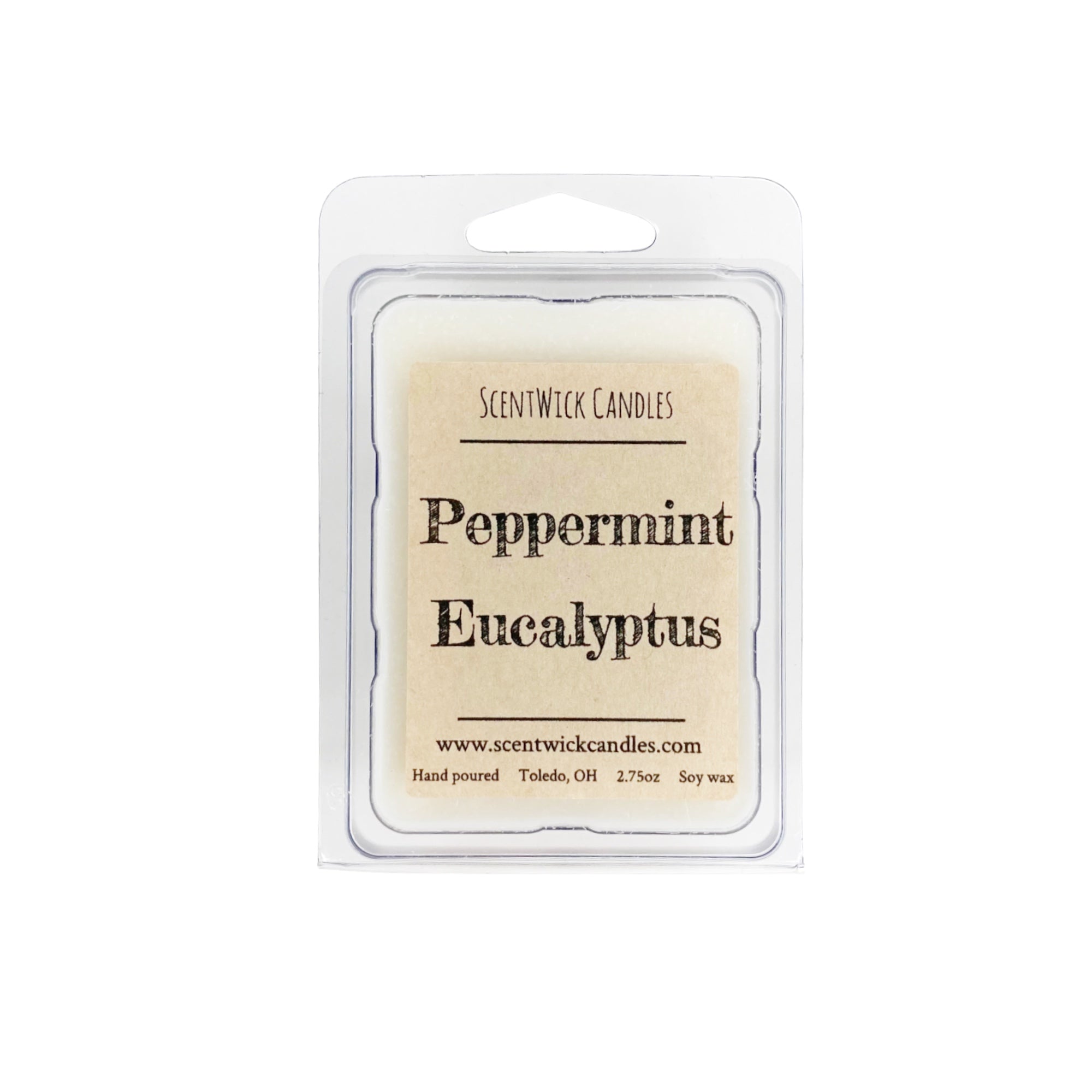 Peppermint Eucalyptus Wax Melt - ScentWick Candles