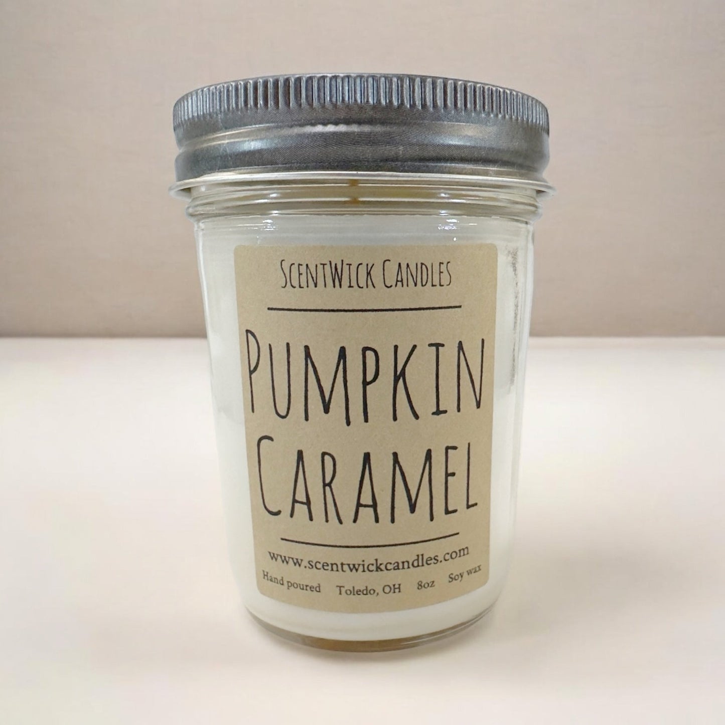 Pumpkin Caramel Candle - ScentWick Candles