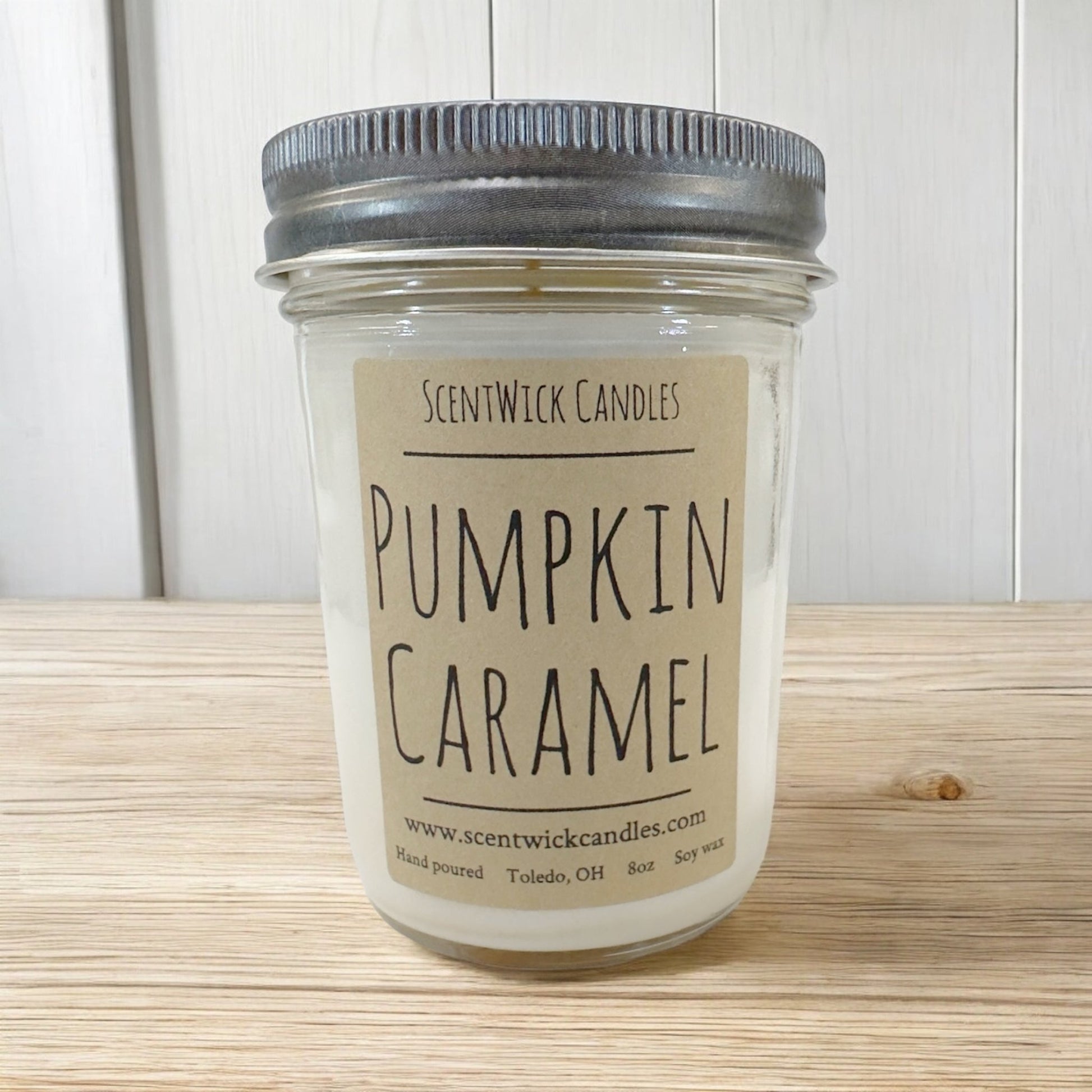 Pumpkin Caramel Candle - ScentWick Candles