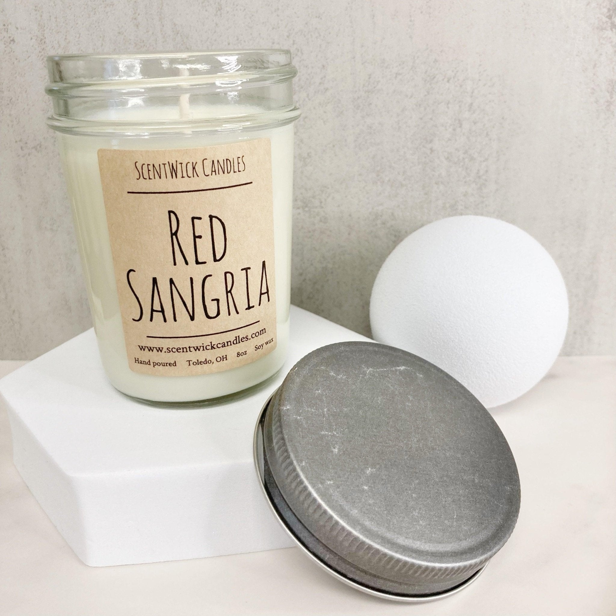Red Sangria Candle - ScentWick Candles