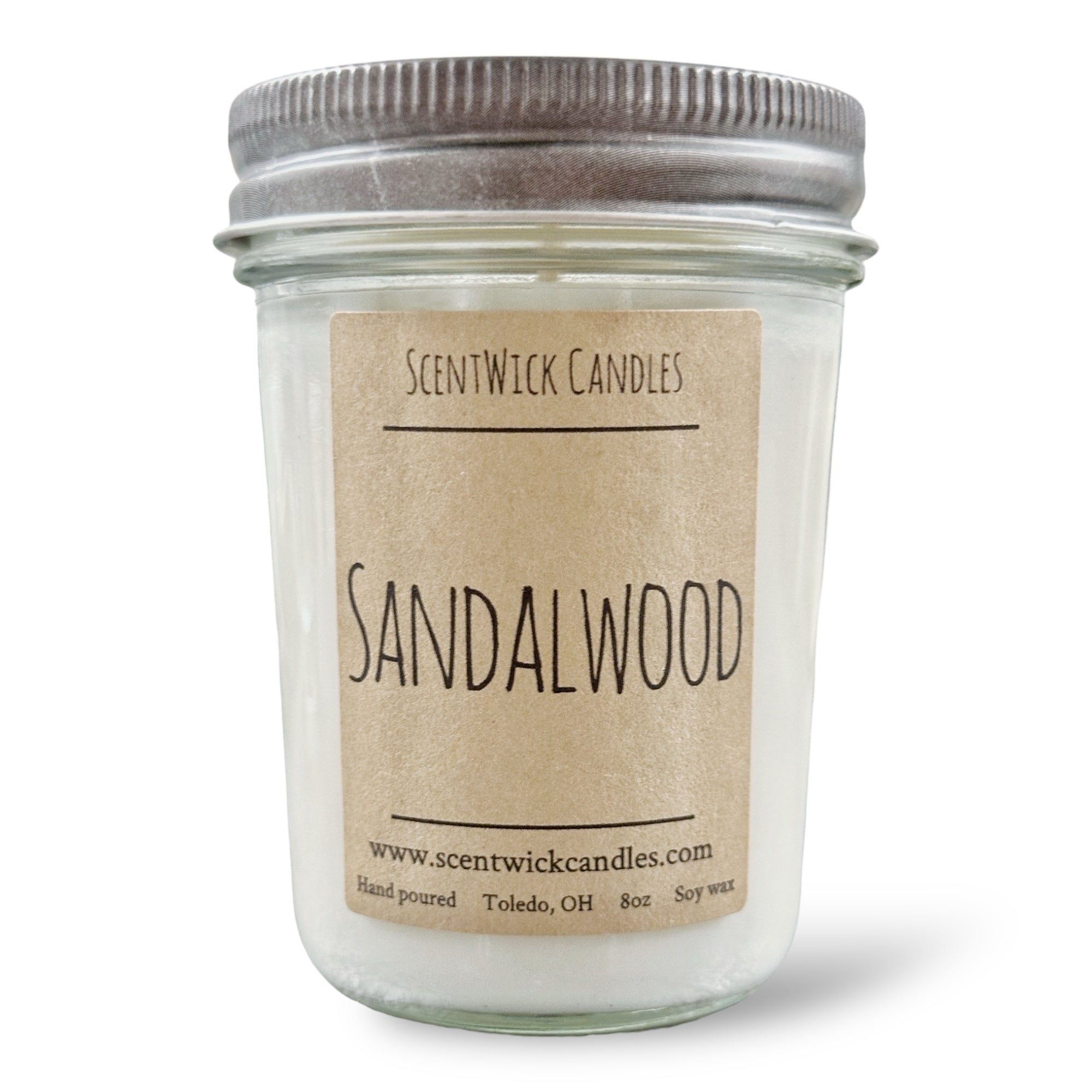 Sandalwood Candle - ScentWick Candles