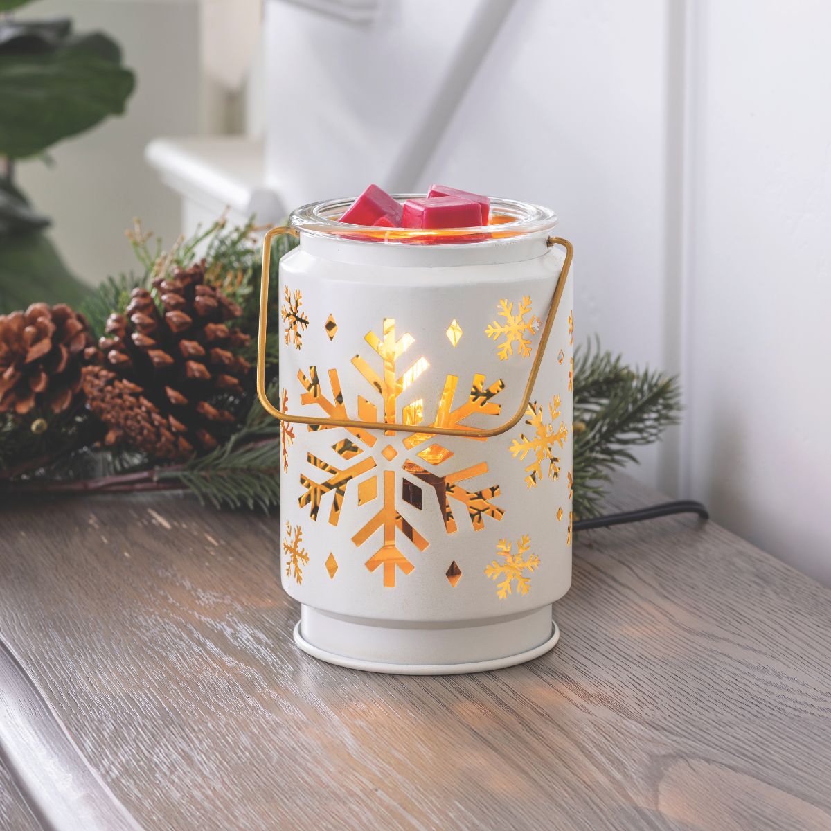 Snowflake Illumination Wax Melt Warmer - SCENTWICK CANDLES
