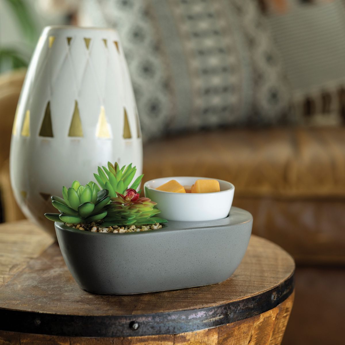 succulent wax warmer Succulent ArtScents Wax Warmer