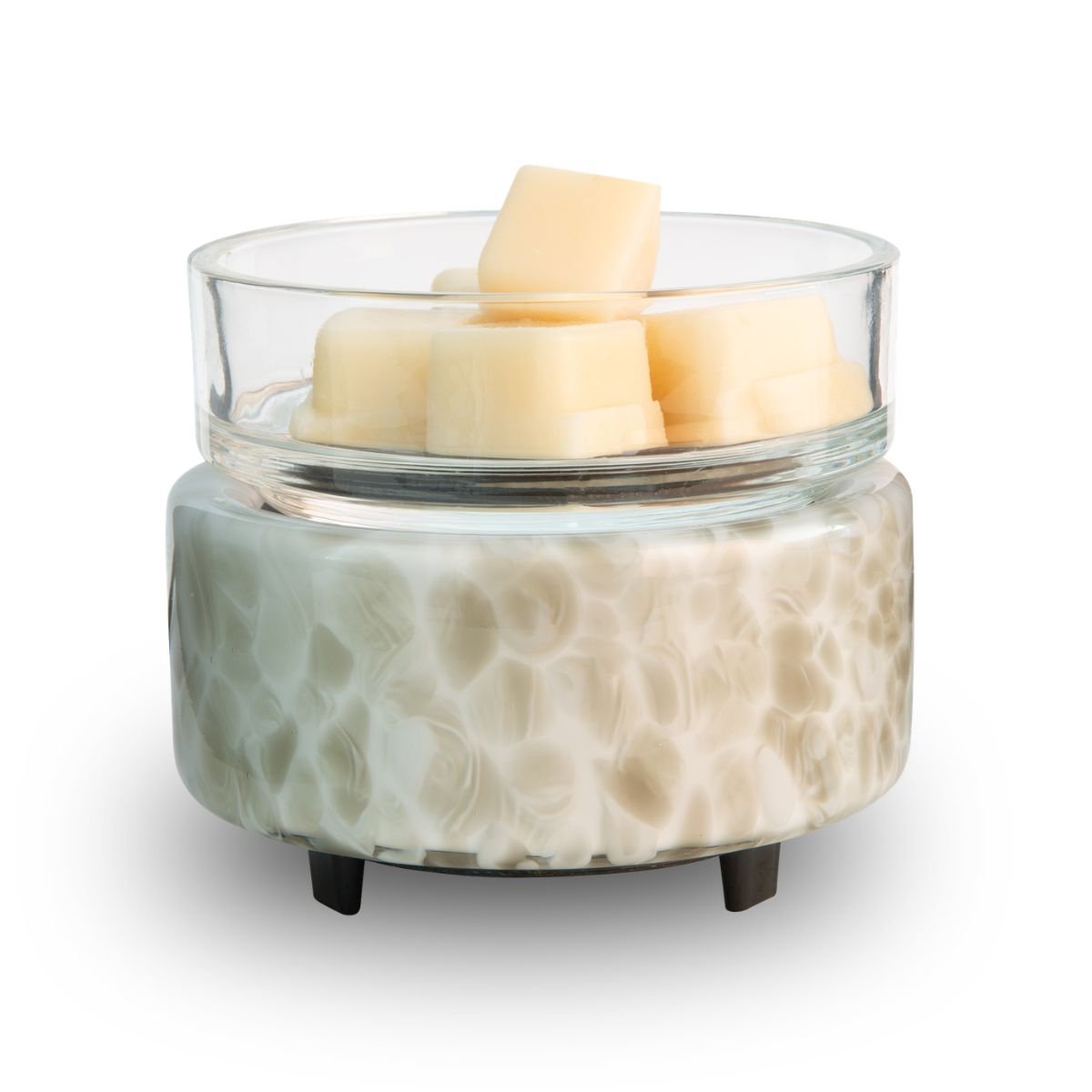 Swirl Glass Classic 2 - in - 1 Wax Melt Warmer - SCENTWICK CANDLES