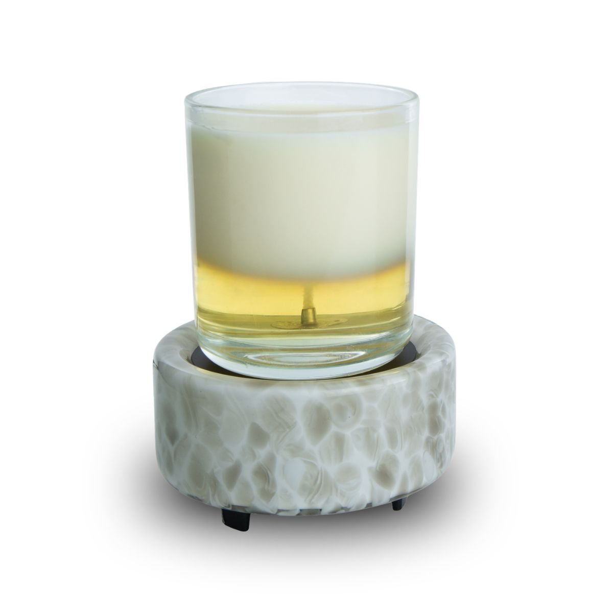 Swirl Glass Classic 2 - in - 1 Wax Melt Warmer - SCENTWICK CANDLES