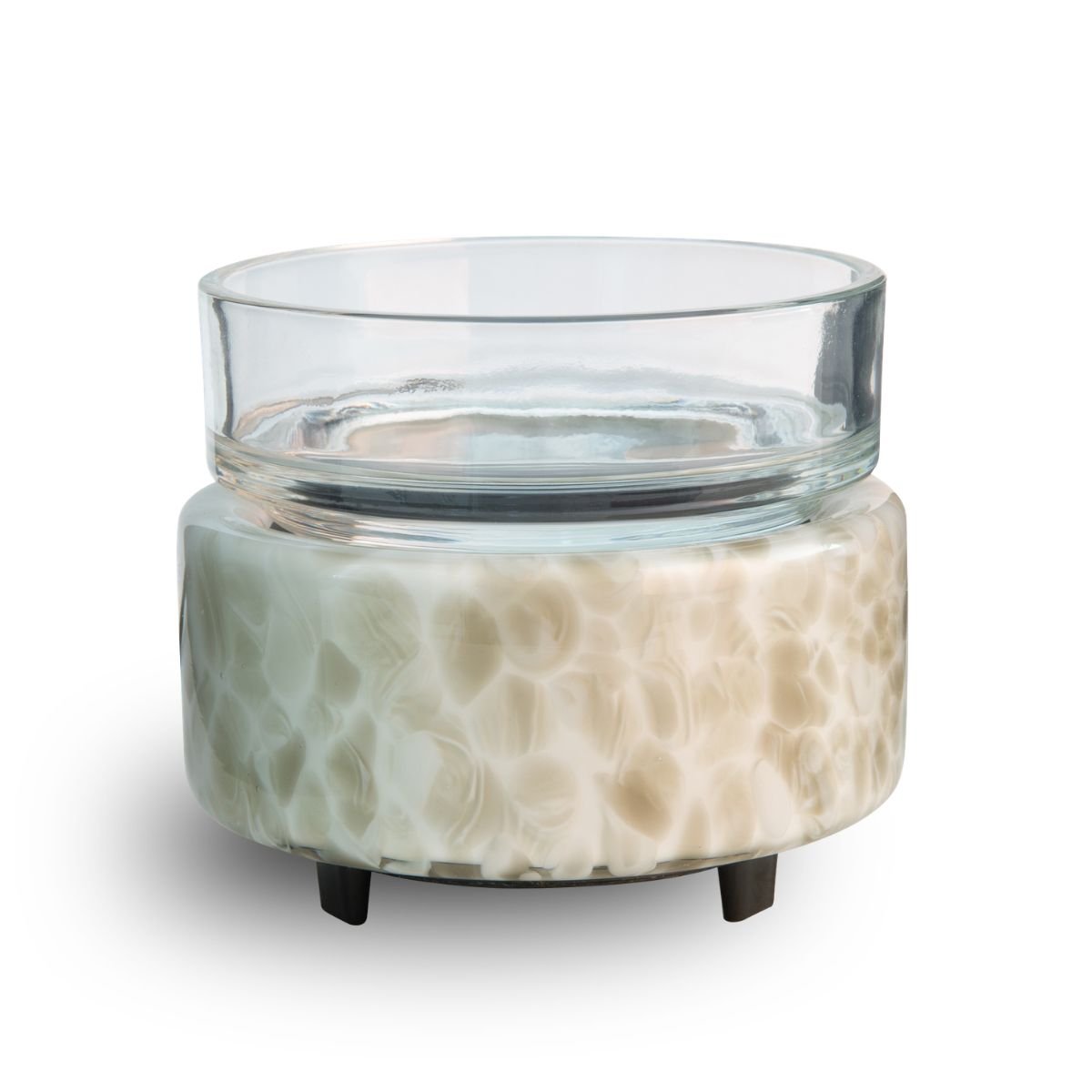 Swirl Glass Classic 2 - in - 1 Wax Melt Warmer - SCENTWICK CANDLES