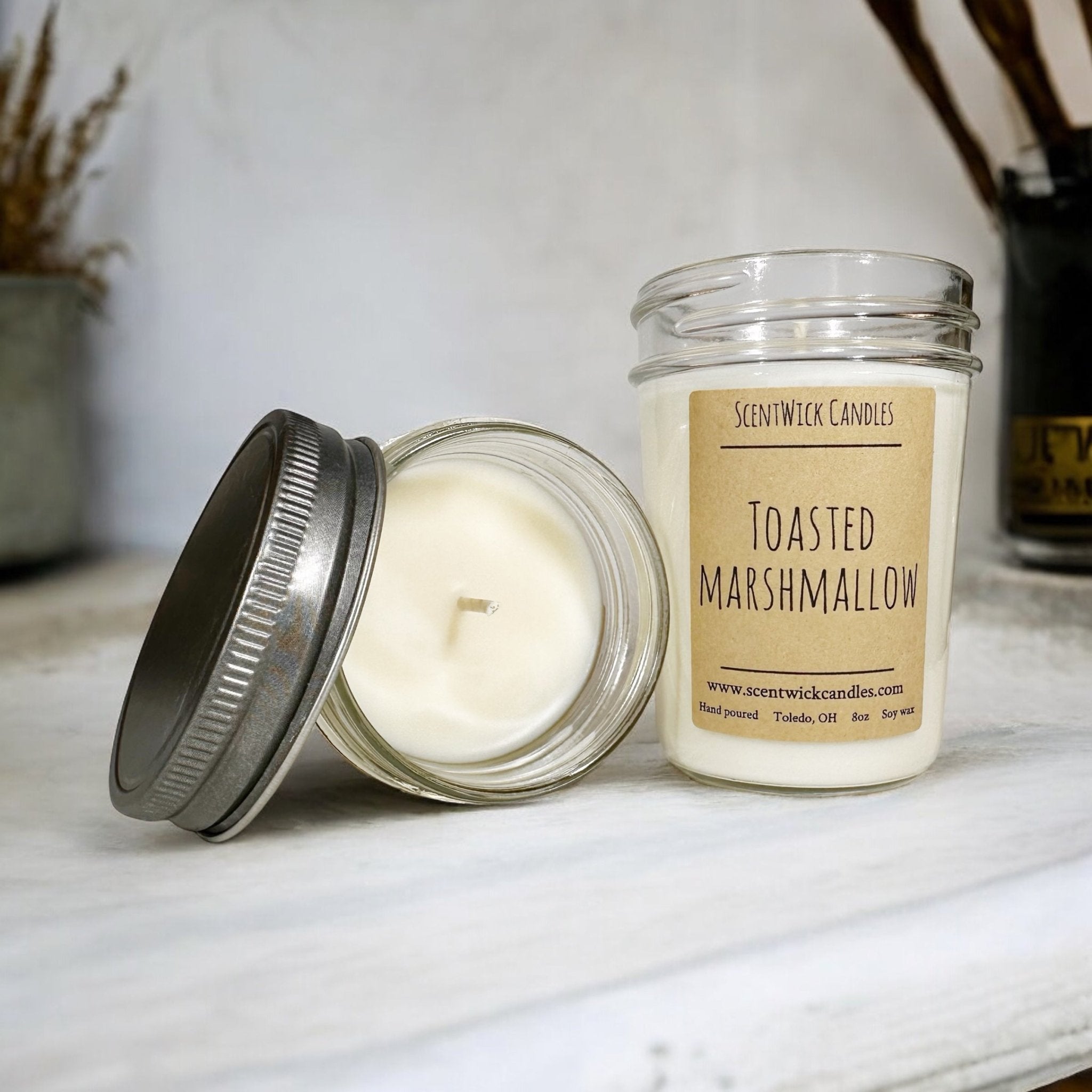 Toasted Marshmallow Candle - ScentWick Candles