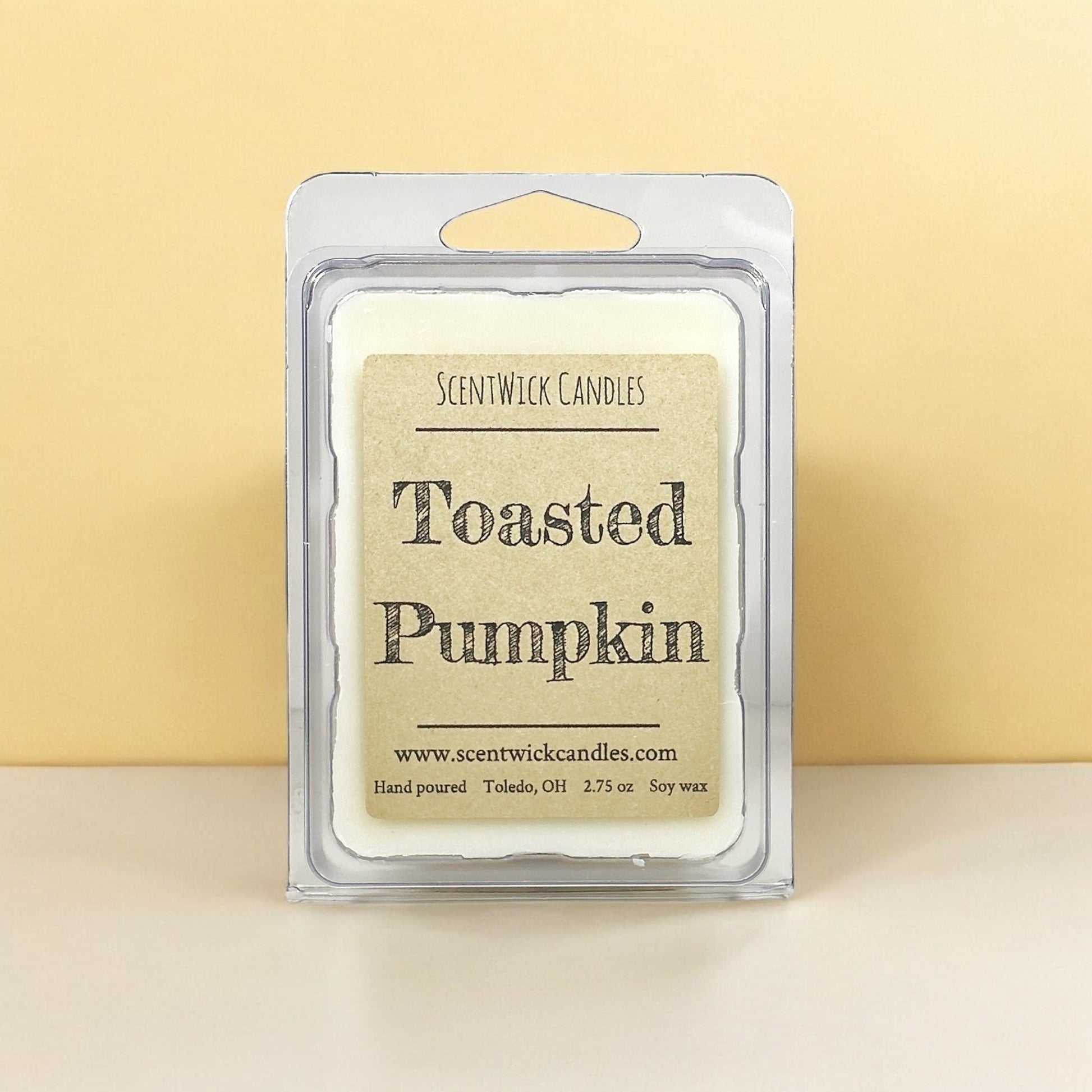 Toasted Pumpkin Wax Melt - ScentWick Candles