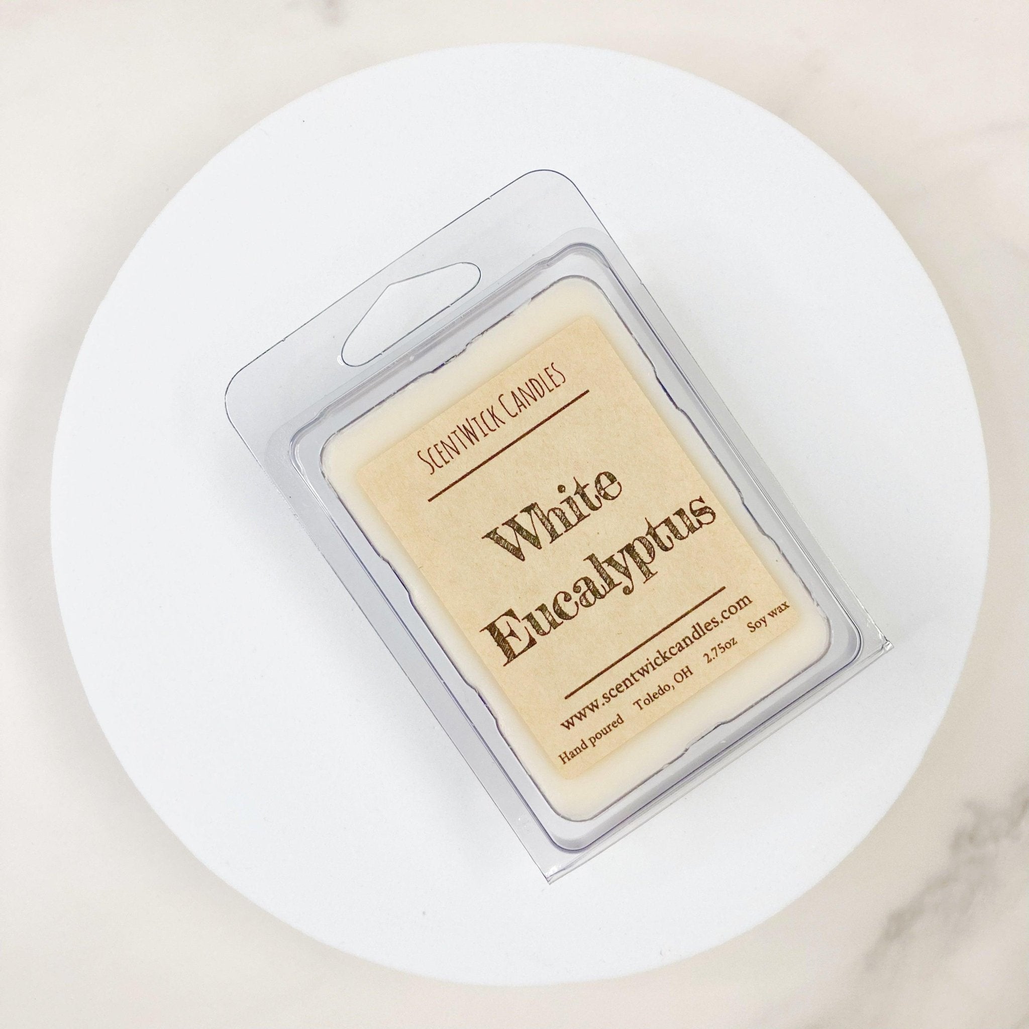 White Eucalyptus Wax Melt - ScentWick Candles