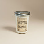 White Sage Lavender Candle - SCENTWICK CANDLES