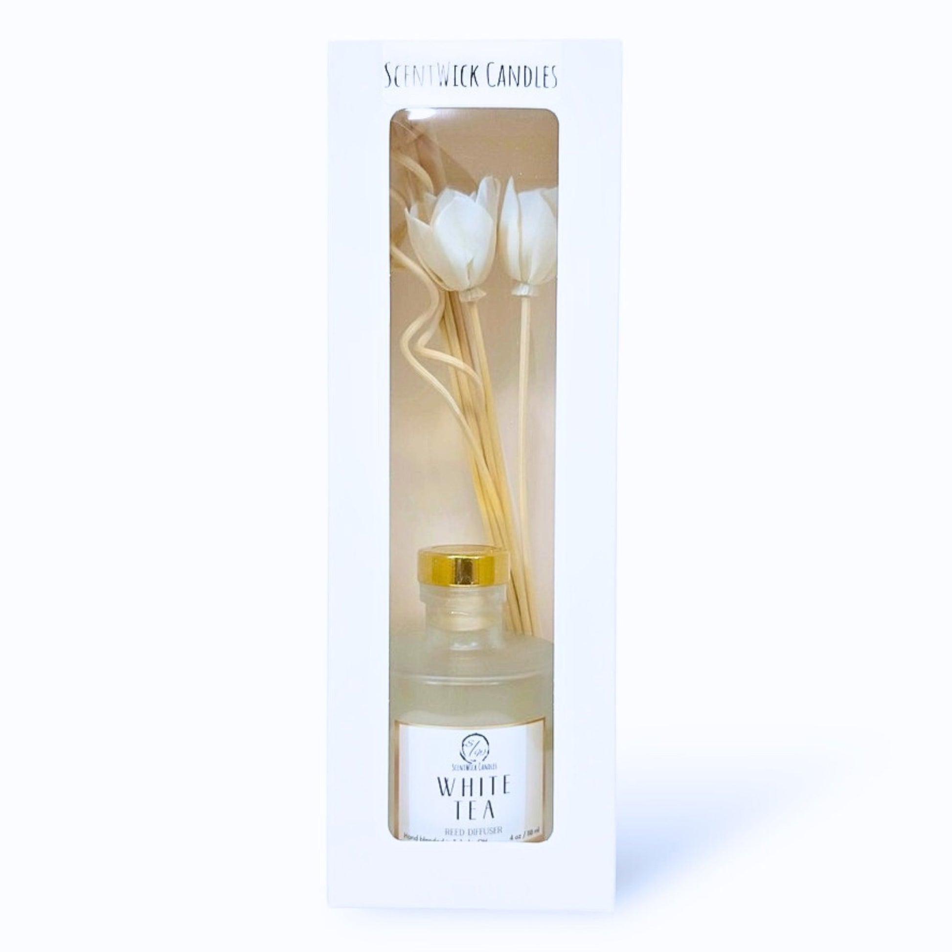 White Tea Reed Diffuser - ScentWick Candles