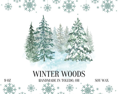 Winter Woods Festive Candle | Limited Edition - ScentWick Candles